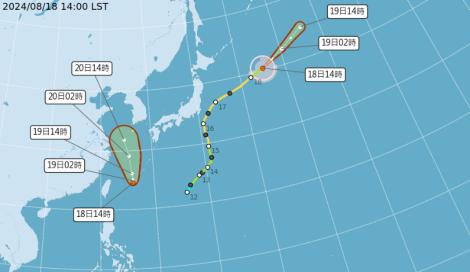 又要連下豪雨？最新「熱帶低壓」形成　週一上班日雨最大