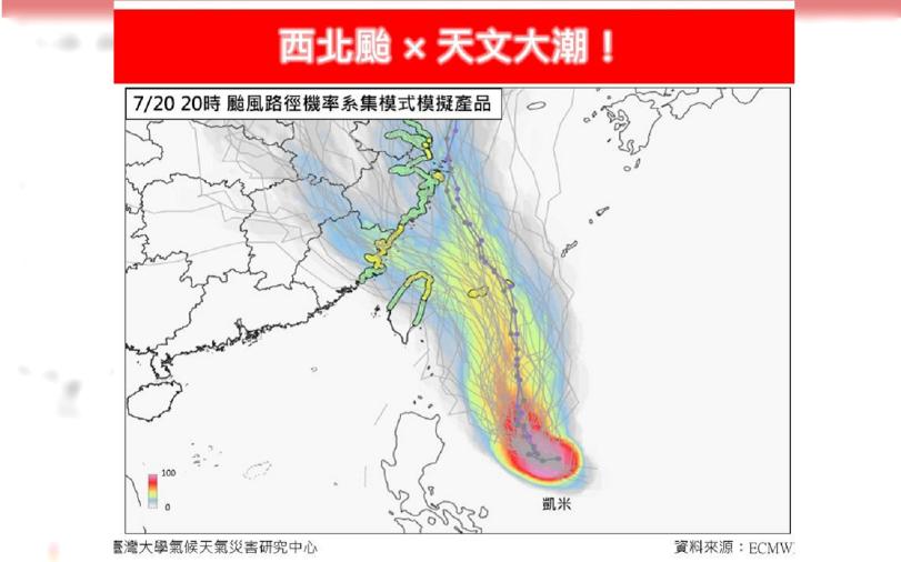 颱風凱米逼近！氣象專家示警：西北颱＋天文大潮要注意