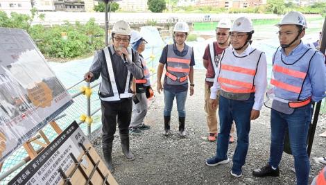 貴子坑溪河川環境營造計畫如期進行　侯友宜：提供市民優質的生活休閒環境