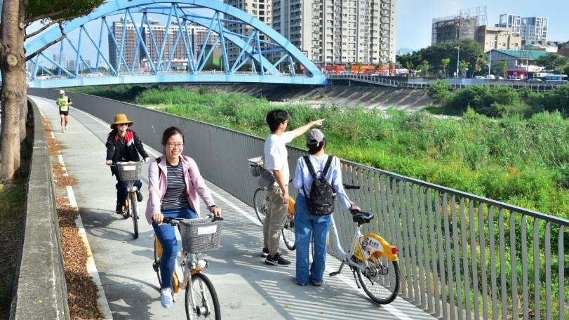 旱溪西路自行車道完工！台中太平區綠色休閒觀光新選擇