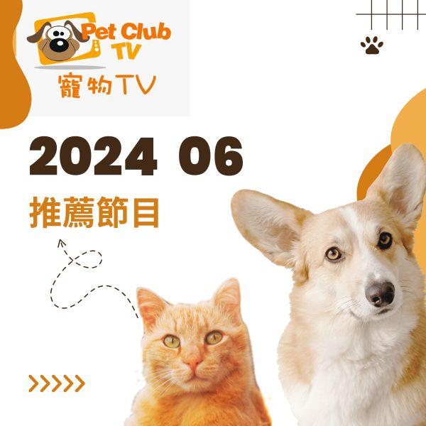 寵物TV 2024年6月推薦節目